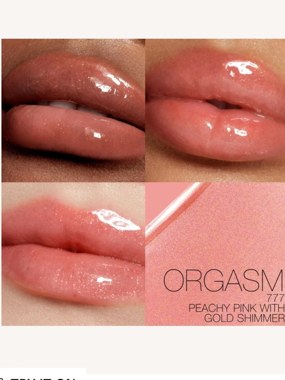 NARS Afterglow Lip Shine Gloss- Orgasm